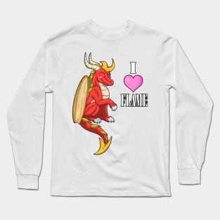 I Love Flame Long Sleeve T-Shirt